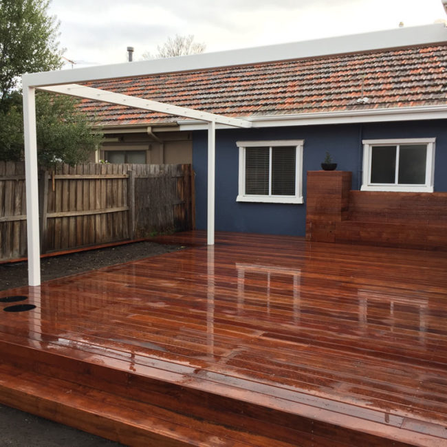 Landscaping Outdoor Area - Deck and Pergola